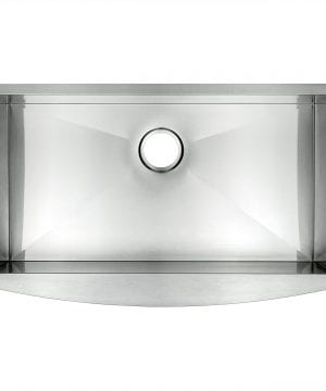 AKDY 33 Single Bowls 18 Gauge Undermount Apron Handmade Stainless Steel Kitchen Sink 3