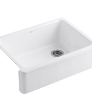 KOHLER Whitehaven Self Trimming Apron Front Single Basin Sink With Tall Apron 0 300x360