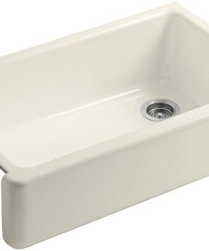 kohler self-trimming white apron farmhouse kitchen sink 1