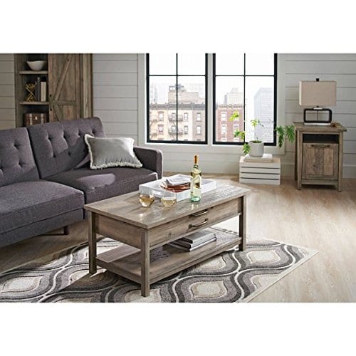 Better Homes And Gardens Modern Farmhouse Top Lifts Up And Forward Coffee Table Rustic Gray Finish Table Rustic Gray Farmhouse Goals