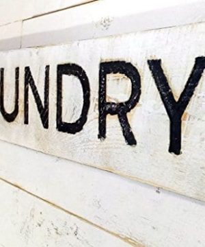 Laundry Sign Carved In A Cypress Board Rustic Distressed Shop Advertisement Farmhouse Style Room Wooden Wood Rustic Decoration 0 300x360