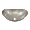 Sinkology SB305 19N Hobbes 19 Inch Above Counter Vessel Sink Handcrafted In Hammered Nickel 0 100x100