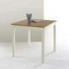 Zinus Farmhouse Square Wood Dining Table 0 100x100