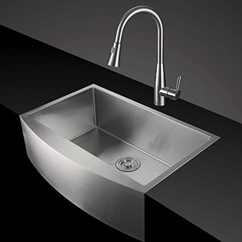 Aguastella Sink As3020 Stainless Steel Farmhouse Apron Kitchen Sink 30 Inch Handmade Single Bowl