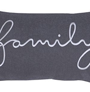 DecorHouzz Embroidered Name Pillow Personalized Housewarming Gift Decorative Pillow Anniversary Wedding Moving Gift