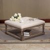 Warehouse Of Tiffany Cairona 34 Shelved Ottoman In Cream Tufted Fabric 0 100x100