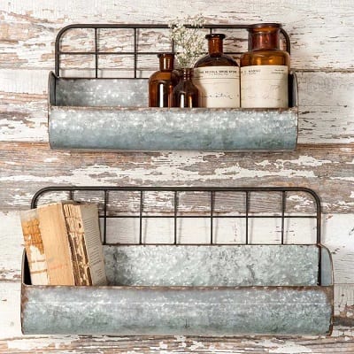 colonial tin works wire industrial shelves