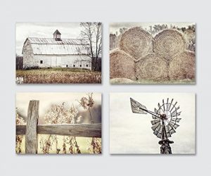 Farmhouse Wall Decor | Barn Landscape Photography Print | Not