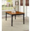 Better Homes And Gardens Autumn Lane Farmhouse Dining Table Black And Oak Easy To Assemble 0 100x100