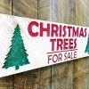 Christmas Trees For Sale Carved Sign 40x12 0 100x100