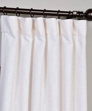 Hpd Half Price Drapes Fhlch Vet13197 84 Heavy Faux Linen Curtain