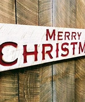 Merry Christmas Sign Large 48x10 Porch Holiday Decor 0 300x360