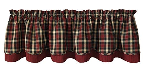 Park Designs Concord Lined Layer Valance 72 X 16 0