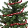 Vintage Style Wooden Cranberry Bead Garland Christmas Tree Holiday Decoration 9 Feet 0 100x100