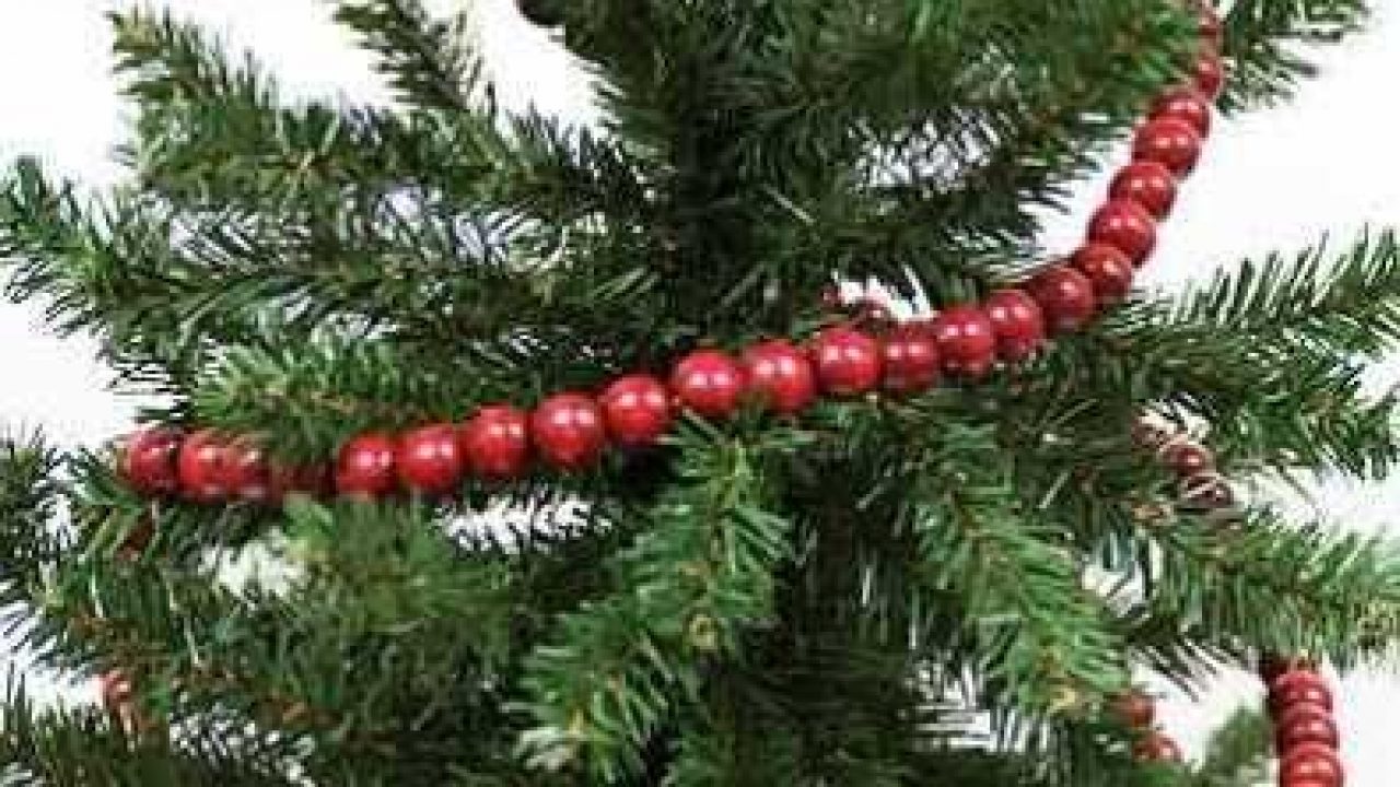 christmas bead garland