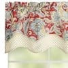 Waverly Traditions By Rustic Retreat Paisley Floral Valance 52 W X 16 L Gem Blue Crimson Yellow 0 100x100