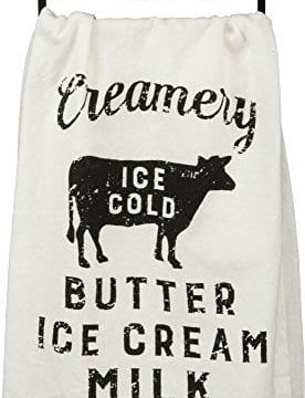 Primitives By Kathy Creamery Ice Cold Butter Ice Cream Milk Cotton Kitchen Towel 28 In 0 276x360