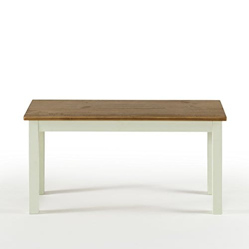 zinus becky farmhouse wood coffee table