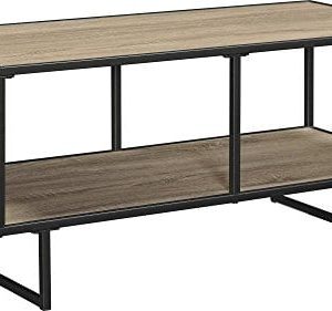 Ameriwood Home Emmett TV StandCoffee Table For TVs Up To 42 Wide Weathered Oak 0 300x281