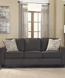 Ashley Furniture Signature Design Alenya Sofa With 2 Throw Pillows Ashley Furniture Signature Design Alenya Sofa With 2 Throw Pillows Vintage Casual Charcoal Farmhouse Goals