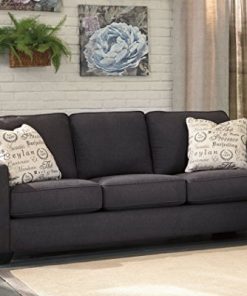 Ashley Furniture Signature Design Alenya Sofa With 2 Throw Pillows Ashley Furniture Signature Design Alenya Sofa With 2 Throw Pillows Vintage Casual Charcoal Farmhouse Goals