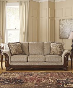Ashley Furniture Signature Design Montgomery Sofa With 2 Throw Home Farmhouse Furniture Living Room Sofas