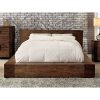 BOWERY HILL Queen Platform Bed In Rustic Natural 0 100x100