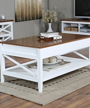 Coffee Tables Bistro White Lift Top Rectangle Wood Cocktail Living Room End Table Side Modern Furniture Farmhouse Goals