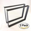 2 Pack 2 Wide 14 Thick Metal Size Range 8 25L X 8 25H Square Metal Legs Table Legs Bench Legs Legs Industrial Modern DIY 0 100x100