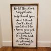 Always Stay Humble And Kind Farmhouse Sign Fixer Upper Style Chunky Framed Hand Painted Master Bedroom Decor 0 100x100