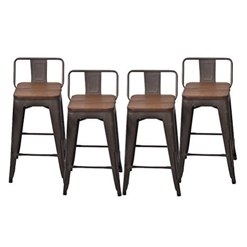 Changjie Furniture 26 Inch Bar Stools, 26 Inch Kitchen Counter Stools