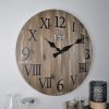 FirsTime 50075 Wall Clock Weathered Barn Wood 0 100x100