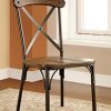 Furniture Of America Rizal Industrial Style Round Dining Chair Set Of 2 0 100x100