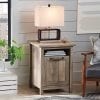 Better Homes And Gardens Modern Farmhouse Side Table Nightstands Rustic Gray Finish 0 100x100