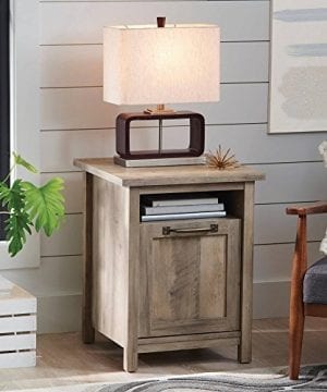 Better Homes And Gardens Modern Farmhouse Side Table Nightstands Rustic Gray Finish 0 300x360