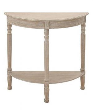Deco 79 96329 Wood 12 Round Console Table 32 X 32 Taupe 0 300x360