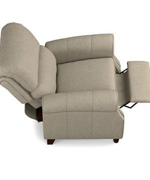 Domesis Push Back Recliner Chair In Barley Tan Linen 0 2 300x360