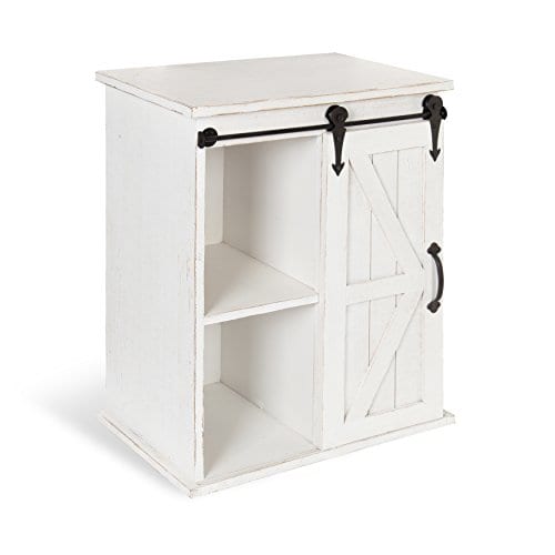 Kate And Laurel Cates Wooden Freestanding Storage Cabinet Side