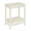 Kate And Laurel Idabelle Wood Side Table With Drawer Farmhouse White 0 100x100