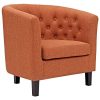 Modway EEI 2551 ORA Prospect Upholstered Fabric Contemporary Modern Accent Arm Chair Orange 0 100x100