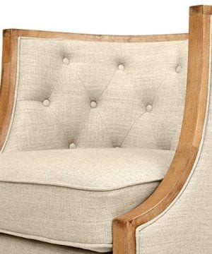 Stone Beam Laurel Rounded Chair 30W Sand 0 0 300x360