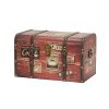 Household Essentials 9245 1 Medium Decorative Home Storage Trunk Luggage Style Coffee Shop Design 0 100x100