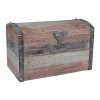 Household Essentials Stripped Weathered Wooden Storage Trunk Large 0 100x100