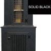 Sawdust City Corner Hutch Solid Black Many Colors Options 0 100x100