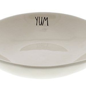 One Rae Dunn YUM Pasta Bowl LL Large Letter By Magenta 2018 Edition 0 300x337