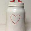 RAE DUNN VALENTINES DAY RED HEART CANISTER 825 X 45 MEDIUM 0 100x100