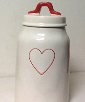 RAE DUNN VALENTINES DAY RED HEART CANISTER 825 X 45 MEDIUM 0 300x360