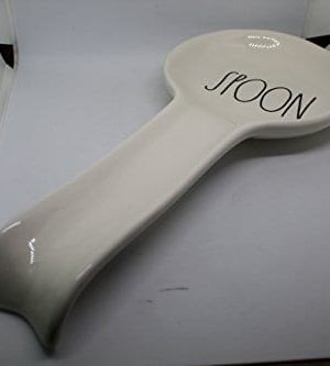 RARE Rae Dunn By Magenta SPOON In Large Letters Spoon Rest 105 Inch With SPOON Facing Correct Direction 0 300x333