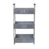 Rae Dunn 3 Tier Desk Organizer Galvanized Steel Caddy With Wood Accents Tabletop Or Floor Standing Design Chic And Stylish Metal Storage Bin For Office Home Or Kitchen 0 100x100