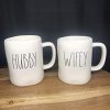 Rae Dunn Hubby Wifey Set Of 2 Mugs By Magenta 0 100x100